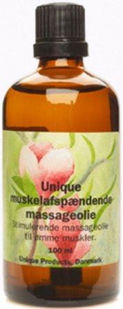 Unique Massageolie Muskelafspænding 100 ml, Skincare, Kropspleje, Bodylotion