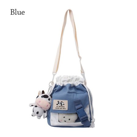 Skulder Messenger Bag Crossbody Tasker BLÅ