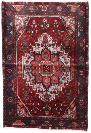 Persialainen Gholtogh Matot Matto 105X153 Tummanpunainen/Punainen (Villa, Persia/Iran)