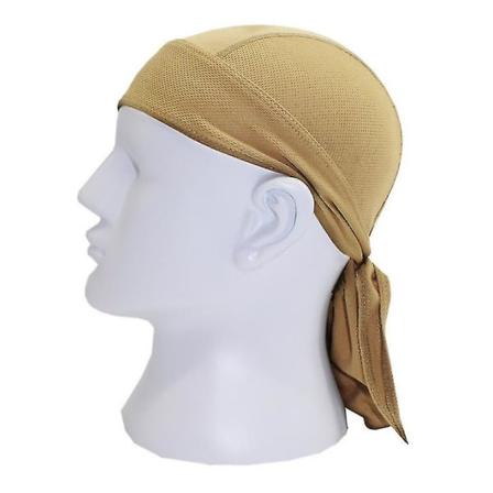 Piratlue for utendørs sykling, hurtigtørkende sportsbandana Khaki