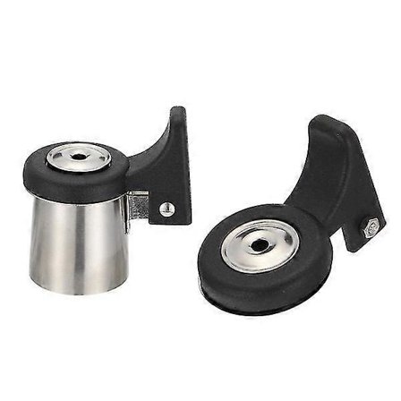 2 stk. fløytekjele i rustfritt stål, fløyter, fløytekjelepiper (sølv)