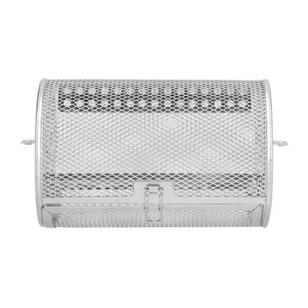 360 graders roterbar korg i rostfritt stål för kök elektrisk ugn 12x12x18cm