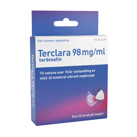 Terclara 98 mg/ml liniment, 5 ml