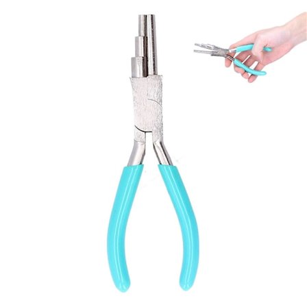 Taivutuspihdit 3-osainen pyöreäkärkinen hiiliteräksestä valmistettu langan kelausmuotoilutyökalu