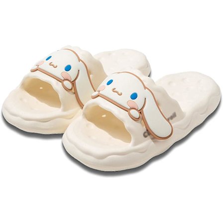 Kawaii Sandaler Anime Sommer Åben Tå Pudesandaler, Sjove Badesandaler Med Polstret Tyk Sål, Cloud Sandaler Til Kvinder