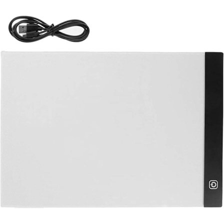 A5 LED-valolaatikko, 5D-taidemaalausvalolevy, tarvikkeet, A5-valotaulu, 3 kirkkaustasoa