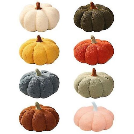 Mjuk pumpa kudde plysch leksak present stoppad kram kudde sovande kudde barn presenter 30cm(gul)