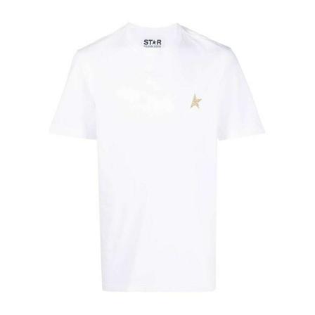 Golden Goose, T-Shirts Wit, Heren, Maat:L