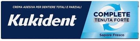 Kukident Complete Crema Adesiva Tenuta Forte Sapore Fresco 47g