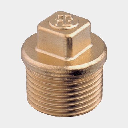 Putkitulppa Guidi Plug, messinki, ulkoinen, 1/8" G (BSP)