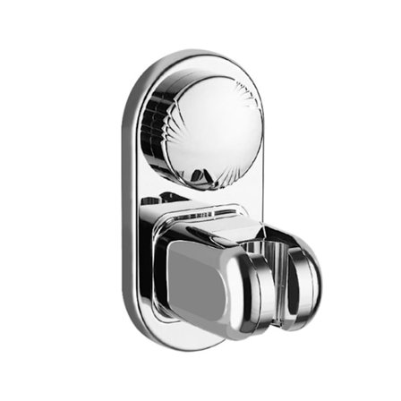 (Sølv) Justerbar bruserholder uden boring, justerbar sugekop