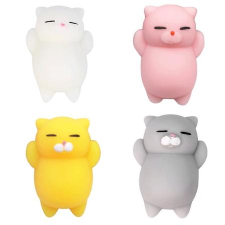 4-pack Mochi Toys Animals - Squishy Fidget - Blandade Färger