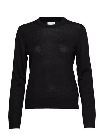 Kleo Crew Neck 11265 Pullover Svart Samsøe Samsøe
