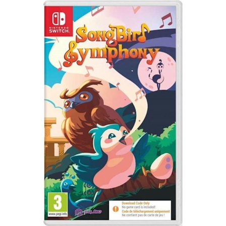 Nintendo Switch - Pqube-peli - partB08XC5T2T3 - Songbird Symphony (Koodi laatikossa)