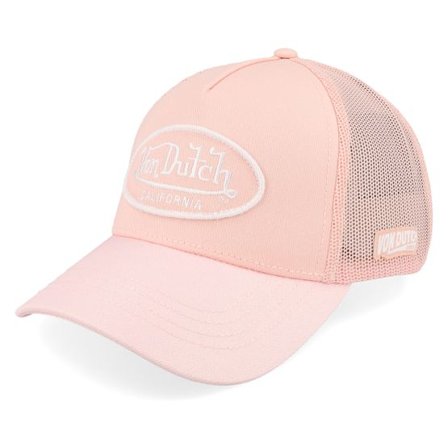 Von Dutch - Rosa trucker Keps - Baseball Suedin Pink A-Frame Trucker @ Hatstore