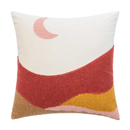 Boho tyynynpäällinen 45x45 Koristeelliset tyynyliinat Luontomaisema Moderni tyynynpäällinen sohvalle ulkokäyttöön kodin sisustukseen, (tyyli: tyyli 4;