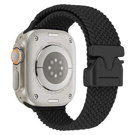 Fallskärm Nylon Armband kompatibelt Apple Watch Ultra 2 10 9 8 7 6 5 4 SE Flätat Tåligt Armband iWatch 49mm 46mm 45mm 42mm 44mm 40/41mm