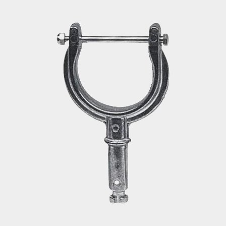 Årtull / årklyka, aluminium, Ø56-62 mm, Ø17 mm, med 6 mm bult, 1 styck