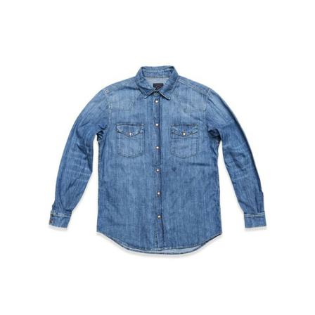 Blue de Gênes Pietro Shirt Blå, Herre Skjorter