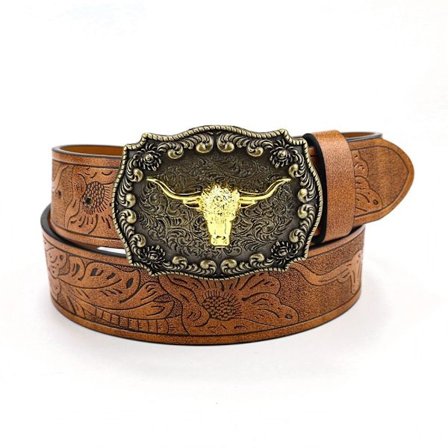 Herre Western Cowboy Beltespenne Belte 120CM