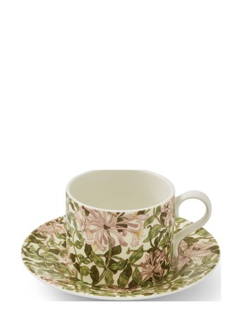 Morris & Co | William & Morris Teacup & Saucer – Honeysuckle 0.28L | 28 CL