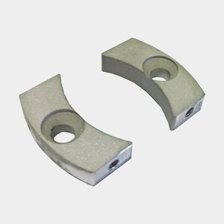 Suporte de montagem Tecnoseal para ânodo de rabeta 876286 / 851983, compatível com Volvo S120, 2-partes