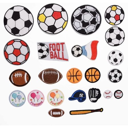 23 stk. Søte Panda Broderte Merker Sy Stryke På Merker for Barneklær Ryggsekk Merker Applikasjon Badge DIY Dekor, Panda stryke-på nytt merke 