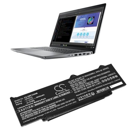 Batteri til bærbar PC for DELL Precision 15 3580, Precision 15 3580 5CHPK