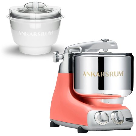 Ankarsrum AKM 6230 røremaskine med ismaskine, coral crush | KitchenOne
