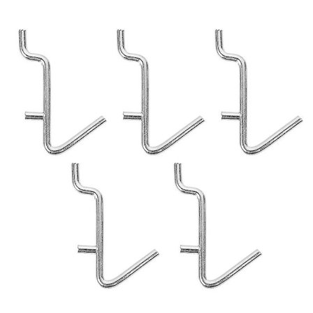 5 stk. Pegboard Væghængere V-Formet Hængere Praktiske Pegboard Hængere Opbevaringshængere