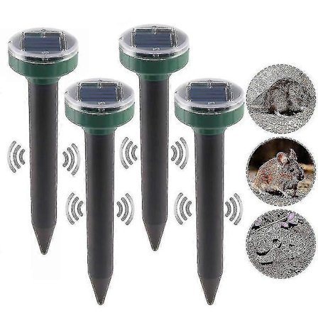 Aurinkovoimalla toimiva 6 kpl käärmeenkarkoitin ulkokäyttöön