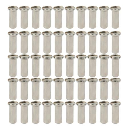 50st Mässing Eker Nippel 14G 13G 12G Mountain Road Cyklar Hjul E-cykel Scooter Cykel Eker Cap Mässing Cykel Del Coated 13G silver 13mm