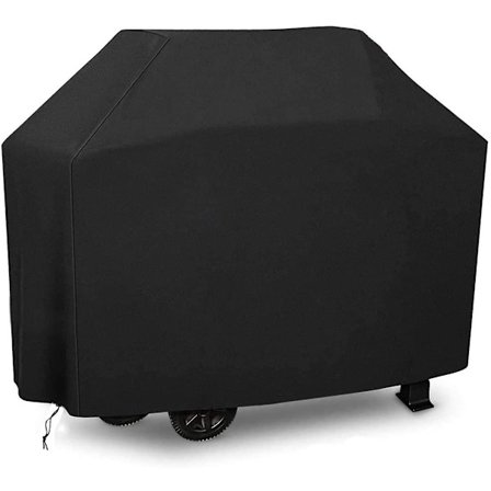 Bbq-overtræk vandtæt kraftig stort grillovertræk, 3-4 brænder gas-bbq-overtræk, vindtæt, rivestykke, udendørs