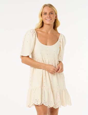 Rip Curl San Carlos La Joya S/S Mini - Cream - M