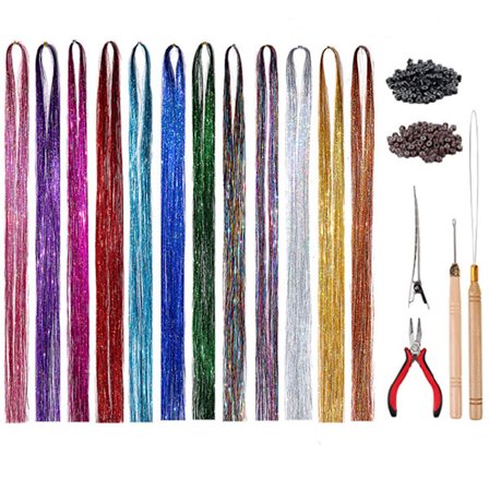 120cm Hårfästen med Glittertråd, Fairy Hair Wire Kit, Hårfästen