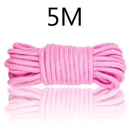 BDSM Bondage Shibari Tykke Bomullsrep Sex Slave Rep 5M Myke Sexleketøy Binding Rollespill For Par Voksenspill
