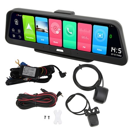 1080P WiFi Touch Car Mirror Dash Cam Backspegelkamera med GPS Fjärrövervakning Videobandspelare