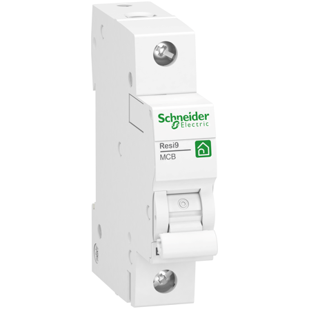 Schneider Electric R9F23110 Dvärgbrytare 6 kA vid 240 V AC 10 A, Anslutningsdon & kablar