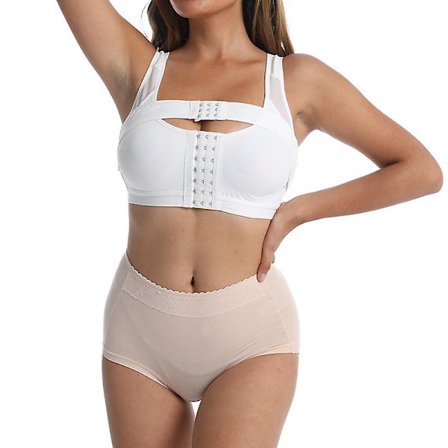 Komfortabel sports-BH med lukking foran for kvinner, sports-BH for kvinner