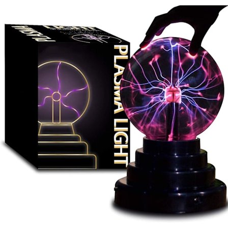 Plasma pallo/valo/lamppu, Plasma Electric Nebula Lightening Ball, kosketusherkkä, lelut, juhliin, koristeisiin, lahja (3 tuumaa, USB-käyttöinen)