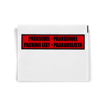 PAKKENOTE KONVOLUTTE C6 MED TR