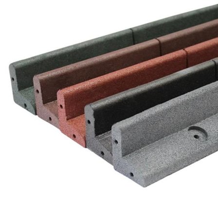 Joustava nurmikon reunat Puutarha Nurmikon polku Kasvispuutarha kukkapenkit Korotettu kumireunus Vihreä nurmikko | Pakkauksessa 30 x 1,2 m