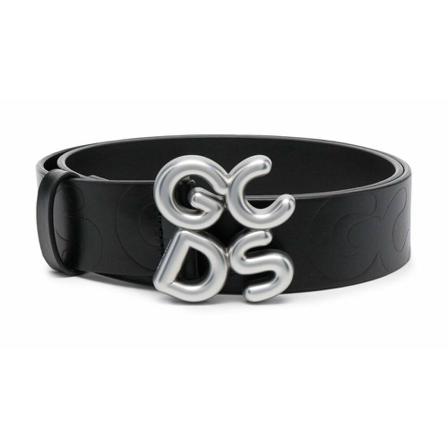 Gcds, Belt Zwart, Heren, Maat:90 CM,leer