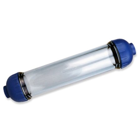 Vandrensningsfilterhus, Transparent Omvendt Osmose DIY Vandhus Fyldeskål Rør med To Åbne Ender, Genopfyldelig Inline Omvendt Osmose