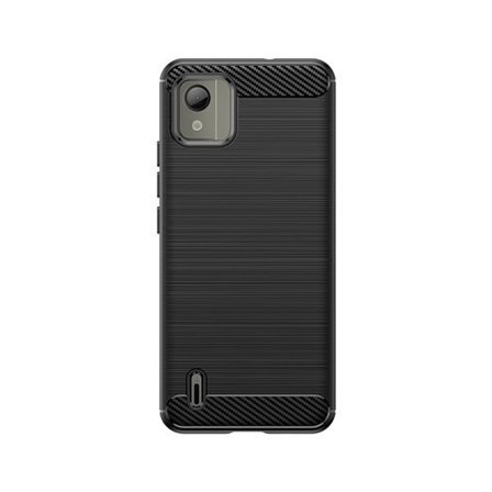 Carbon Case silikoneetui til Nokia C110 - sort