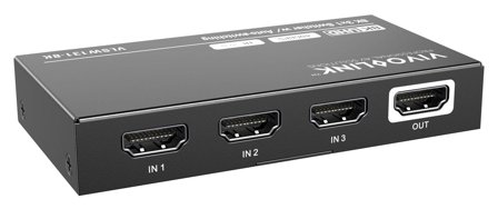 VIVOLINK HDMI switcher 3x1 8K@60Hz