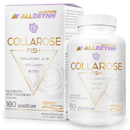 Kollagen Type 1 VERISOL fra fisk – Biotin + Hyaluronsyre – 180 tabletter – Collarose Fish