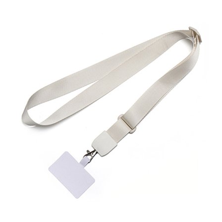 White Universal Crossbody Phone Lanyards Adjustable Mobile Phone Strap Landyard Neck Rope for Cell Phone Hanging Cord Strap Anti-loss