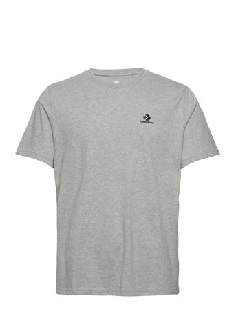 Classic Left Chest Ss Tee T-shirts Short-sleeved Grå Converse