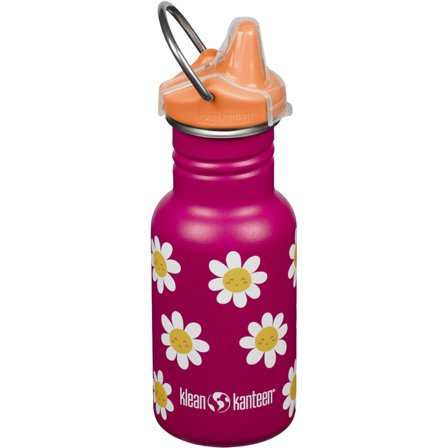 Klean kanteen Narrow Sippy vattenflaska med pip 355 ml, happy flowers | Fler produkter > Barnprodukter > Koppar & Muggar för barn > Barnkopp | Bagaren